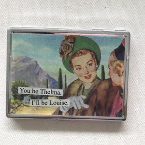Vintage Revisited Anne Taintor ID Holder